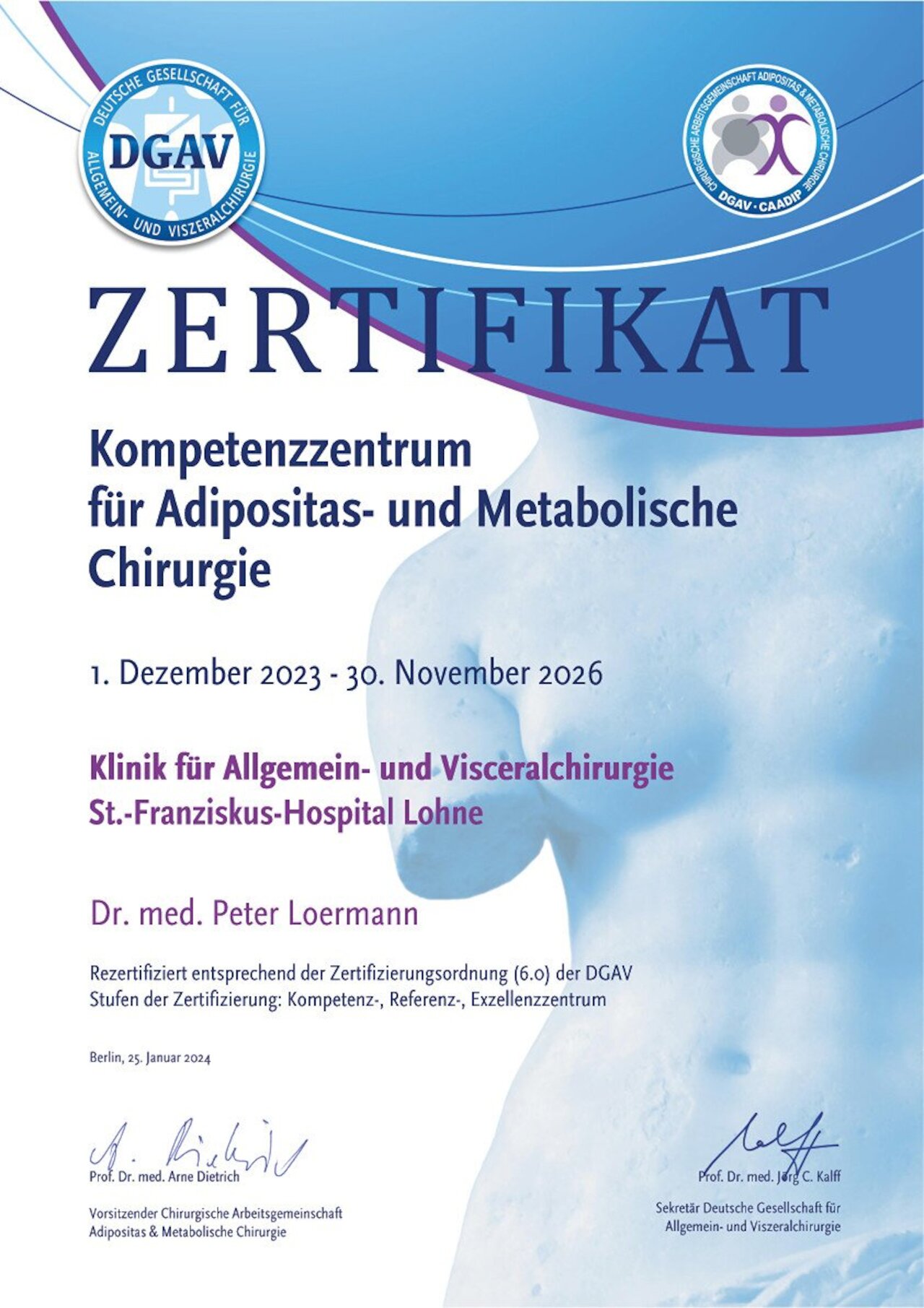 4. Rezertifizierung wurde durchgeführt Image 1